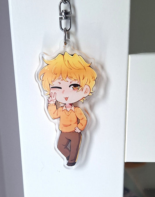 Natsuki Double sided keychain