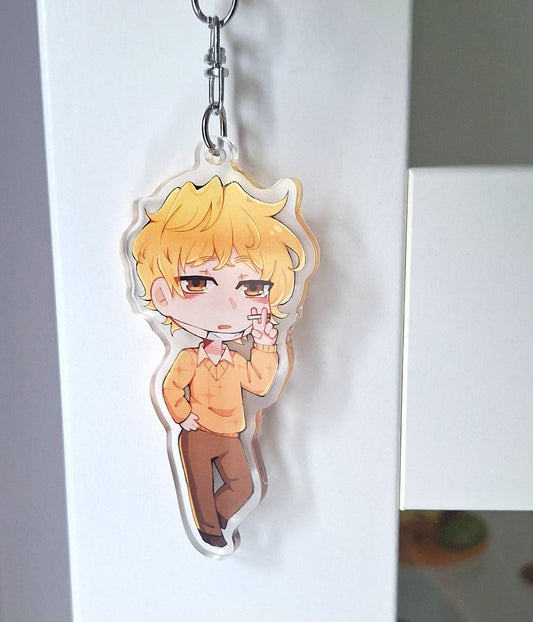 Natsuki Double sided keychain