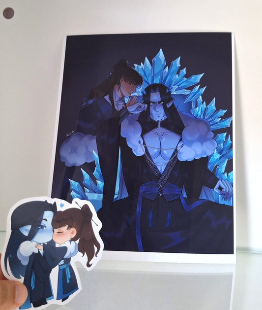 Mobei Jun and the northern Consort Print