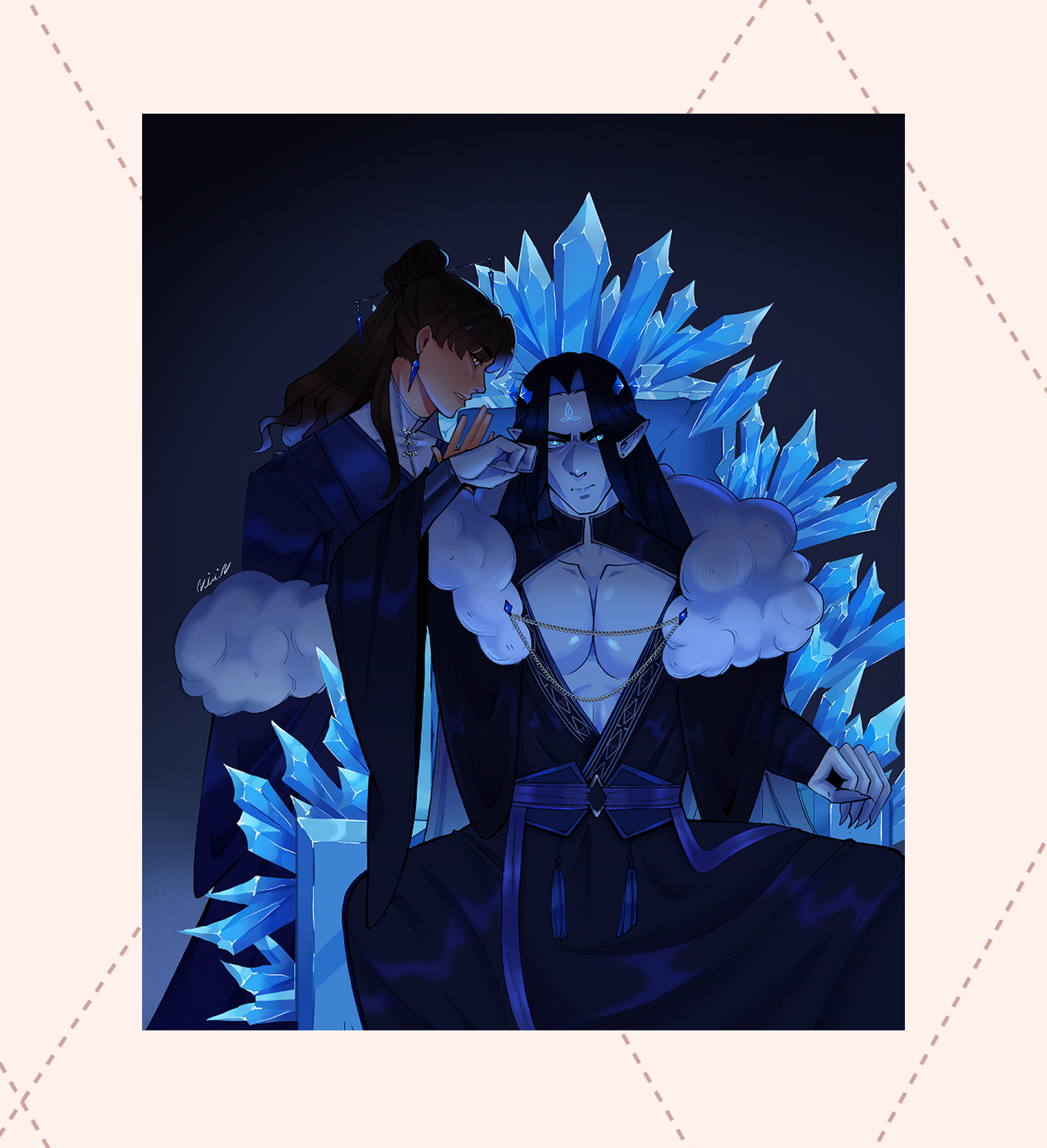 Mobei Jun and the northern Consort Print