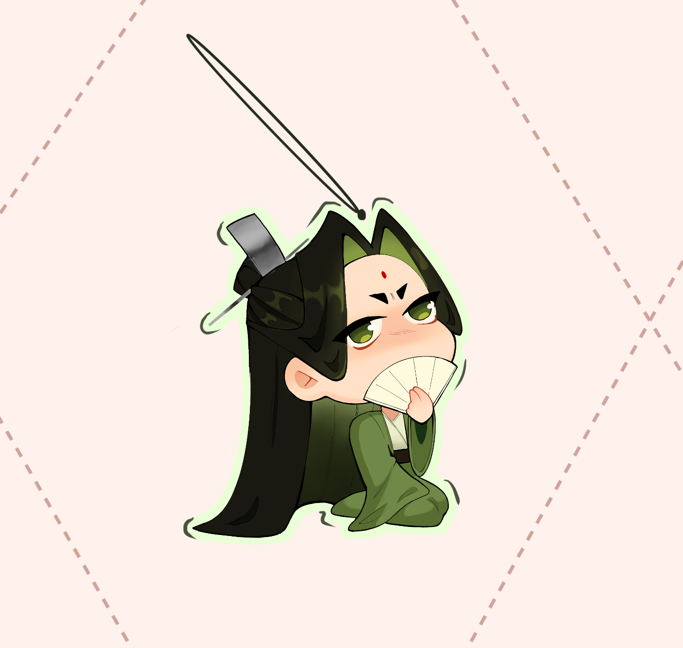 Shen Jiu acrylic charm