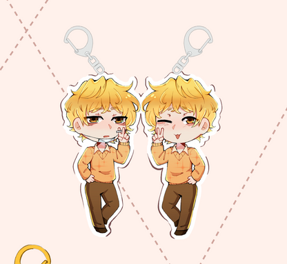 Natsuki Double sided keychain